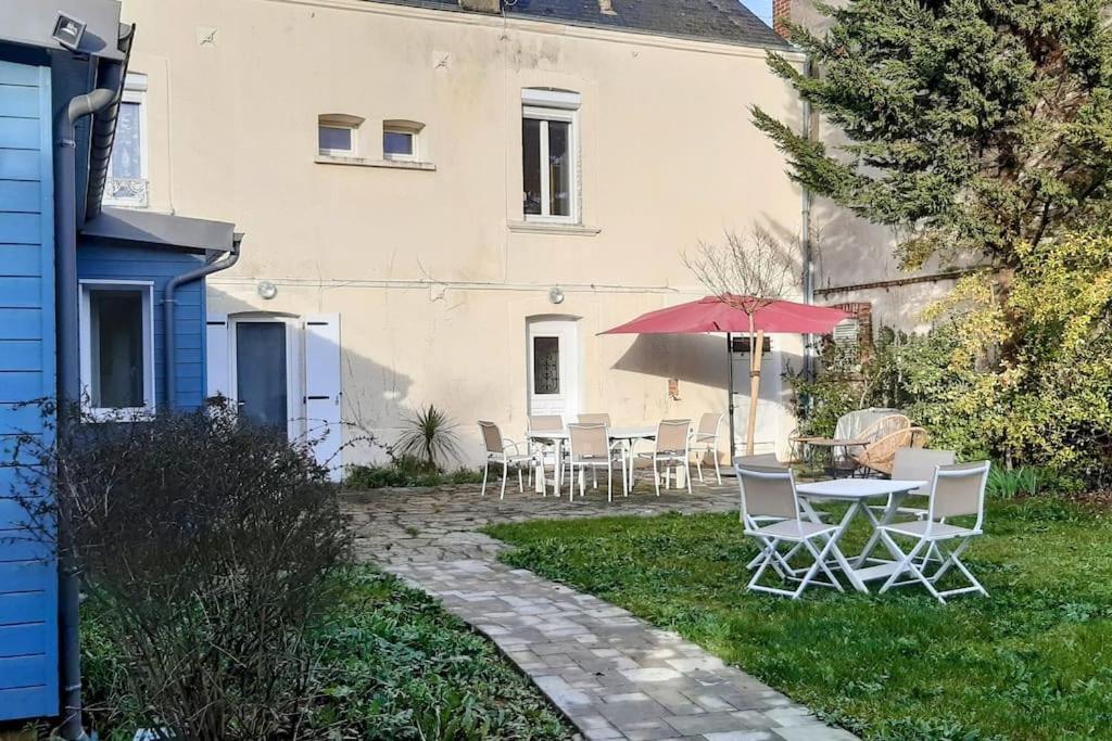 Maison Spacieuse 50 M De La Plage Ouistreham Bagian luar foto