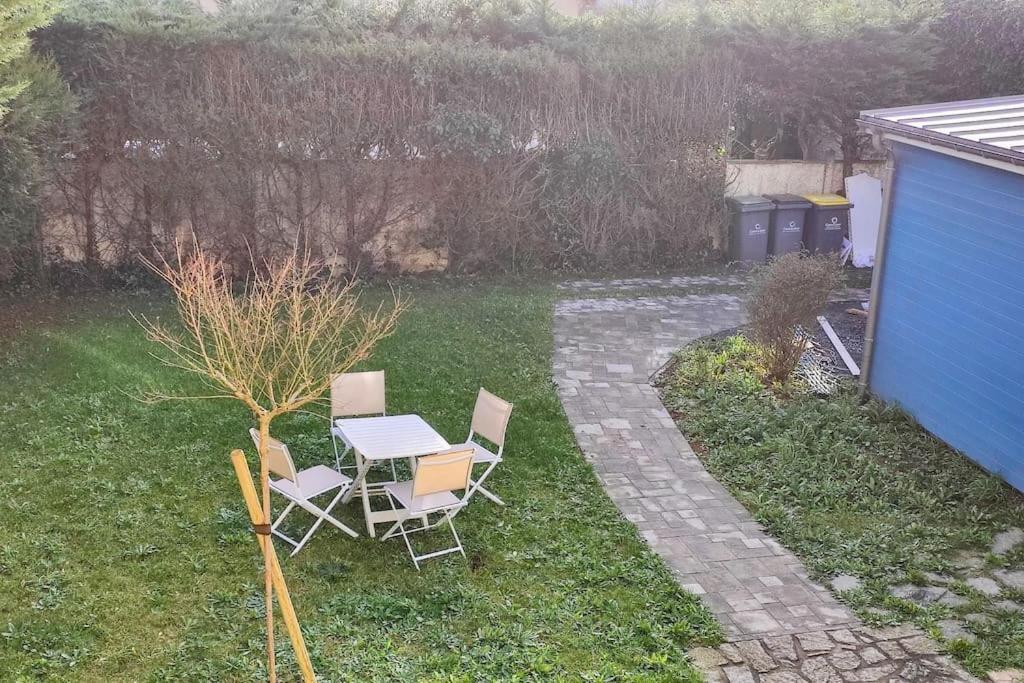 Maison Spacieuse 50 M De La Plage Ouistreham Bagian luar foto